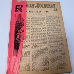 Vintage 1950s Family Journal Digest Magazine – “Many Milestones” • 25¢ Edition